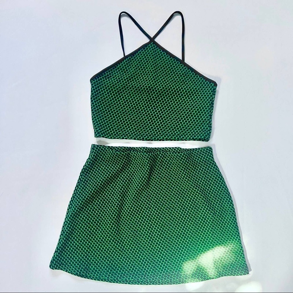 Zara green and black set